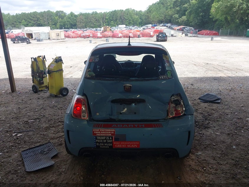 2016 Fiat 500 VIN 3C3CFFFH7GT214349 IAAI salvage auction — REAR END, Salvage (Georgia), sold $2,600 on 2026-08-15 (photo 6)