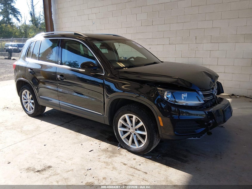 2017 Volkswagen Tiguan VIN WVGSV7AX9HW511631 IAAI salvage auction — FRONT END, Bill Of Sale (Washington), sold $1,150 on 2026-08-13 (photo 1)