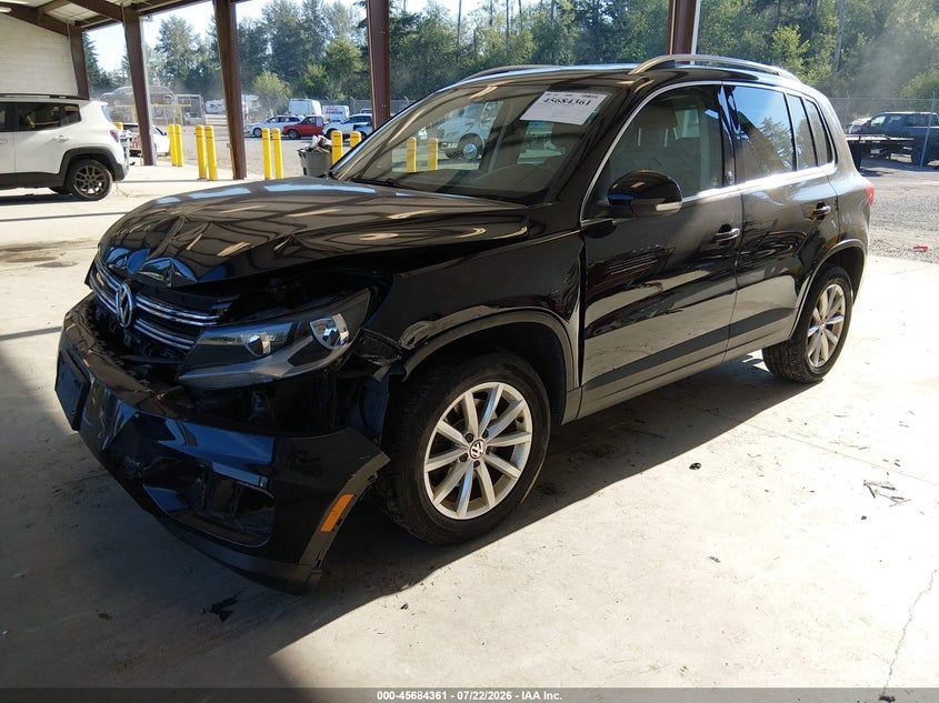 2017 Volkswagen Tiguan VIN WVGSV7AX9HW511631 IAAI salvage auction — FRONT END, Bill Of Sale (Washington), sold $1,150 on 2026-08-13 (photo 2)
