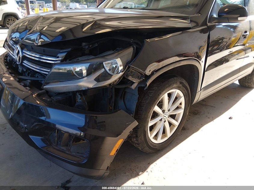 2017 Volkswagen Tiguan VIN WVGSV7AX9HW511631 IAAI salvage auction — FRONT END, Bill Of Sale (Washington), sold $1,150 on 2026-08-13 (photo 6)