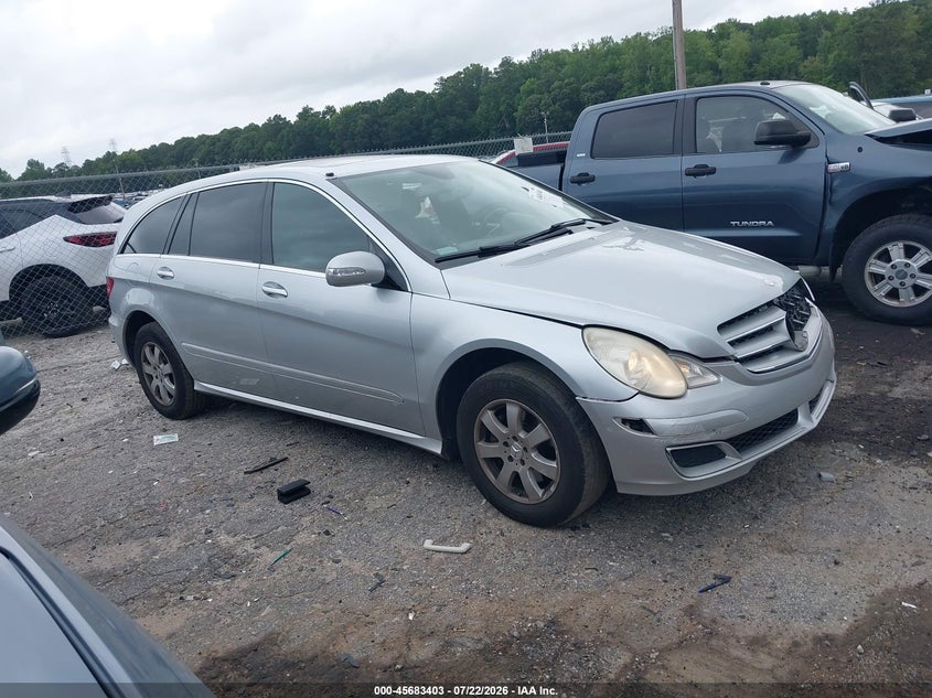 2007 Mercedes-benz R-class VIN 4JGCB65E37A059655 IAAI salvage auction — FRONT END, Salvage (Georgia), sold $475 on 2026-09-02 (photo 1)