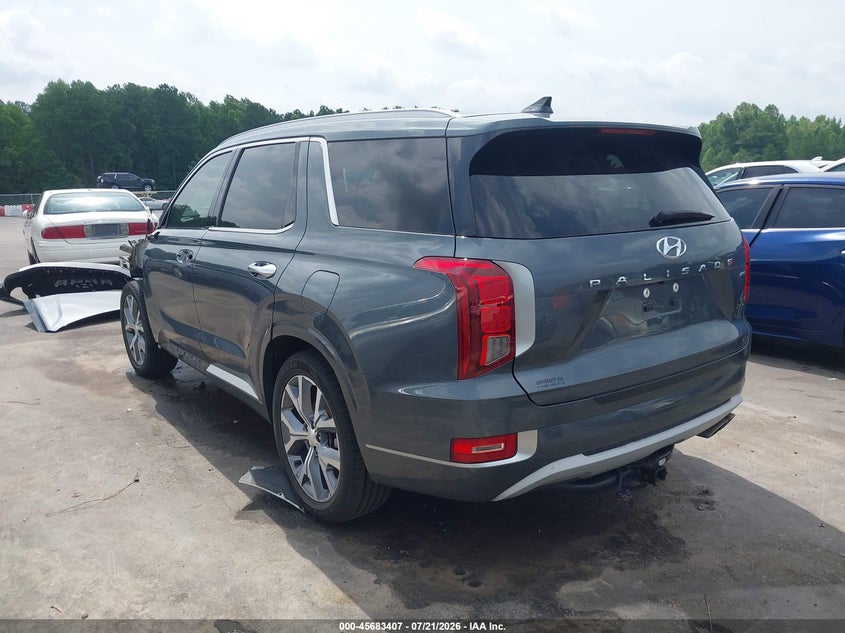 2021 Hyundai Palisade VIN KM8R5DHE5MU290682 IAAI salvage auction — LEFT FRONT, Salvage (North Carolina), sold $8,075 on 2026-08-29 (photo 3)