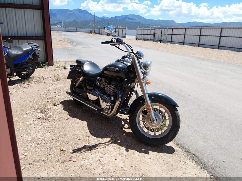2013 Triumph motorcycle America VIN SMT905RN1DT592520 IAAI salvage auction — ALL OVER, Wait Title, sold $125 on 2026-09-23 (photo 1)