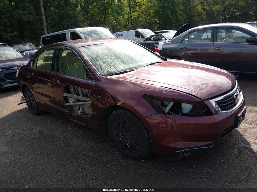 2009 Honda Accord VIN 1HGCP26349A183143 IAAI salvage auction — SIDE, Salvage - Greater Than 75% (Maryland), sold $725 on 2026-07-31 (photo 1)
