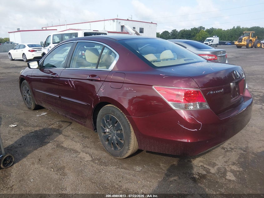2009 Honda Accord VIN 1HGCP26349A183143 IAAI salvage auction — SIDE, Salvage - Greater Than 75% (Maryland), sold $725 on 2026-07-31 (photo 3)