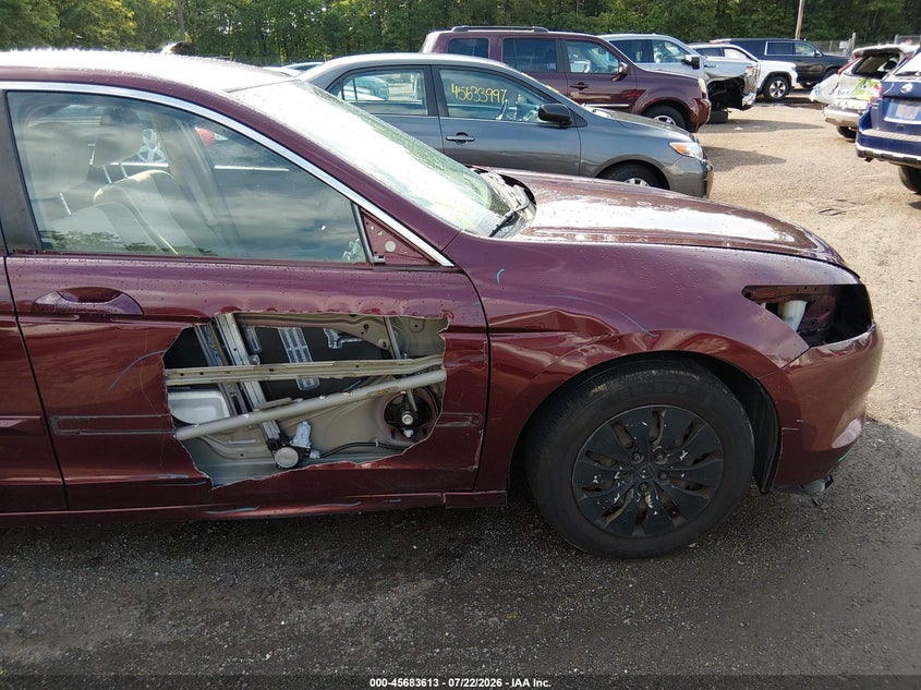 2009 Honda Accord VIN 1HGCP26349A183143 IAAI salvage auction — SIDE, Salvage - Greater Than 75% (Maryland), sold $725 on 2026-07-31 (photo 6)