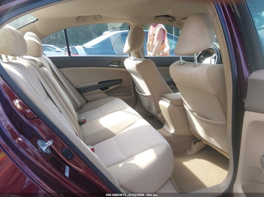 2009 Honda Accord VIN 1HGCP26349A183143 IAAI salvage auction — SIDE, Salvage - Greater Than 75% (Maryland), sold $725 on 2026-07-31 (photo 8)