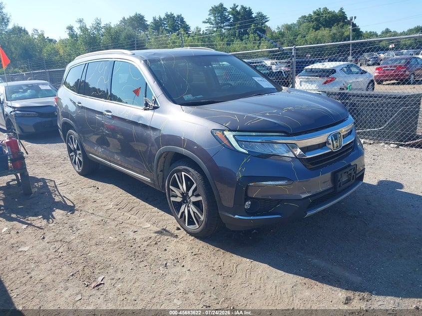 2022 Honda Pilot VIN 5FNYF6H01NB023806 — IAAI salvage auction photo