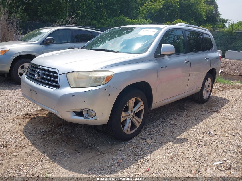2009 Toyota Highlander VIN JTEES42A292137077 IAAI salvage auction — NORMAL WEAR, Clear (Maryland), sold $3,275 on 2026-07-30 (photo 2)