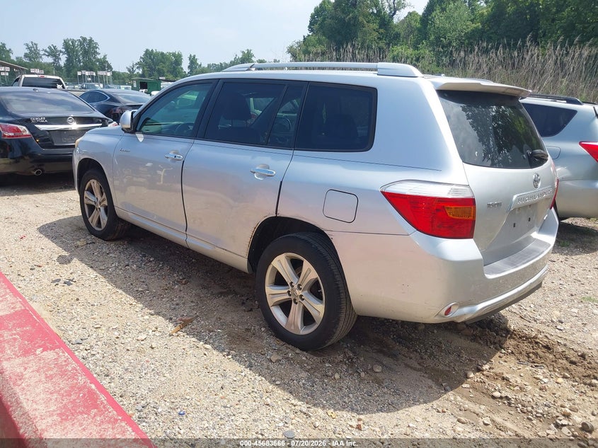 2009 Toyota Highlander VIN JTEES42A292137077 IAAI salvage auction — NORMAL WEAR, Clear (Maryland), sold $3,275 on 2026-07-30 (photo 3)