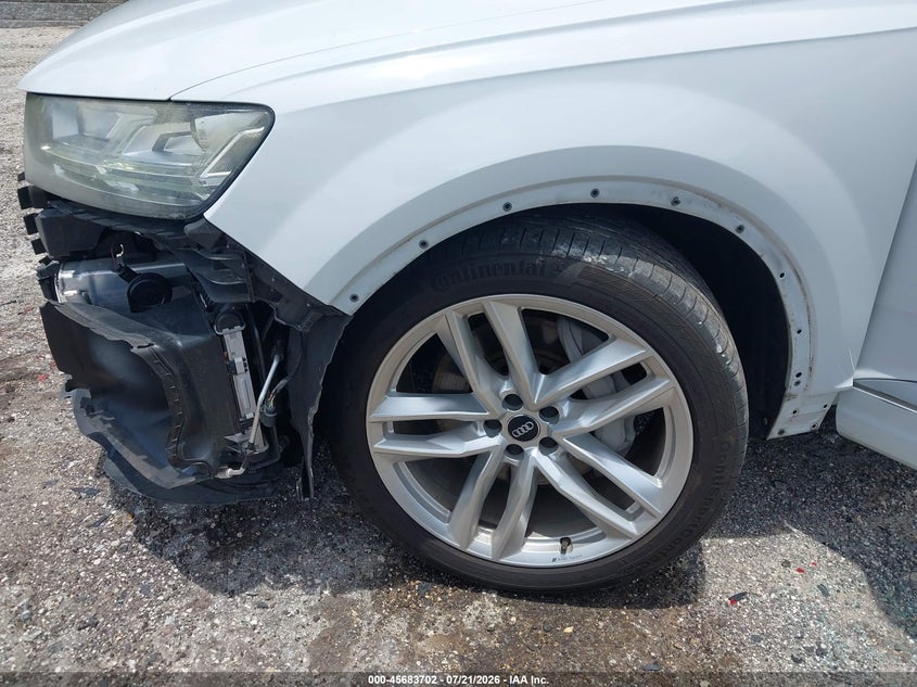 2018 Audi Q7 VIN WA1VAAF76JD050371 IAAI salvage auction — FRONT END, Wait Title, sold $7,200 on 2026-08-19 (photo 6)