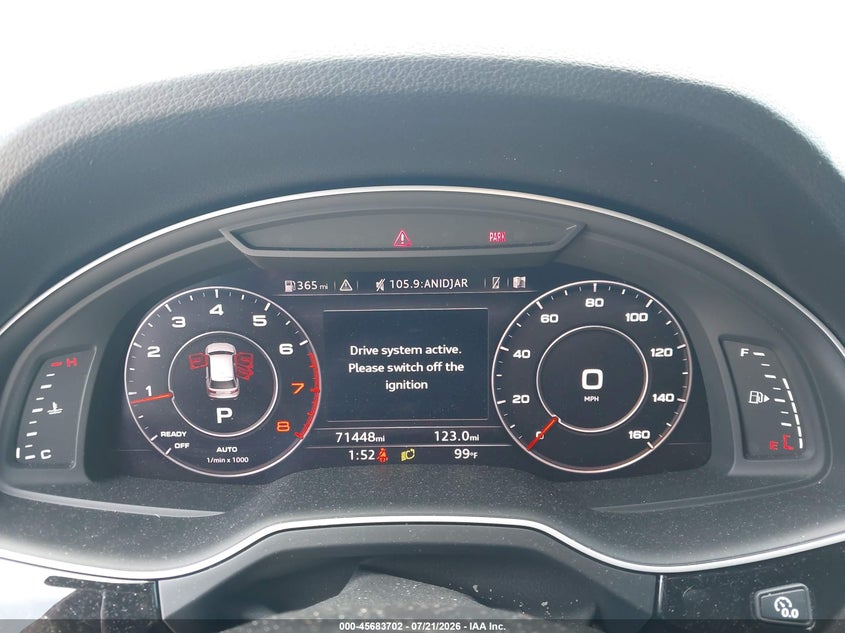 2018 Audi Q7 VIN WA1VAAF76JD050371 IAAI salvage auction — FRONT END, Wait Title, sold $7,200 on 2026-08-19 (photo 7)
