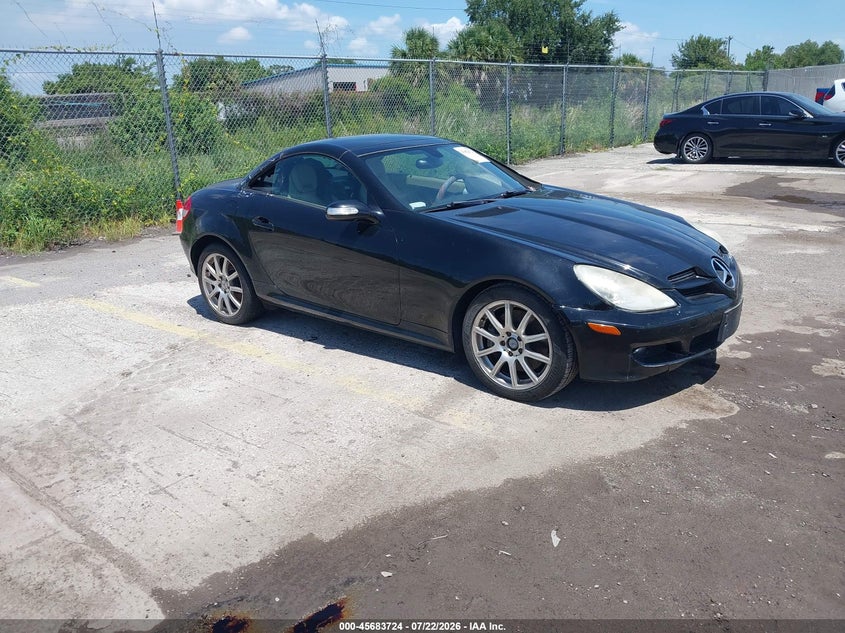 2006 Mercedes-benz Slk-class VIN WDBWK56F26F099339 IAAI salvage auction — NORMAL WEAR, Clear (Florida), sold $25 on 2026-07-29 (photo 1)