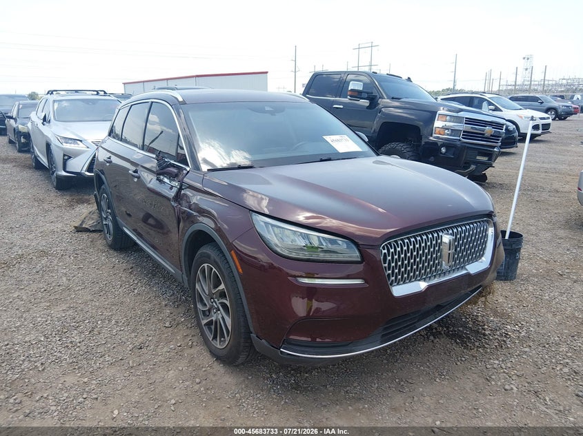 2020 Lincoln Corsair VIN 5LMCJ1C94LUL11544 IAAI salvage auction — FRONT & REAR, Salvage (Louisiana), sold $4,125 on 2026-09-16 (photo 1)