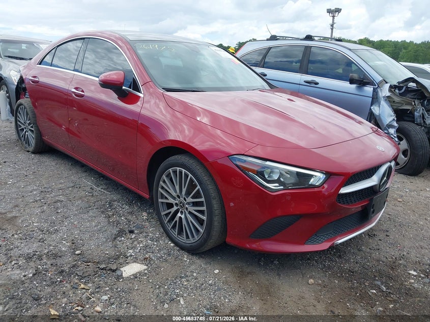 2021 Mercedes-benz Cla-klasse VIN W1K5J4HB7MN148709 IAAI salvage auction — RIGHT REAR, Salvage Title, sold $10,100 on 2026-08-26 (photo 1)