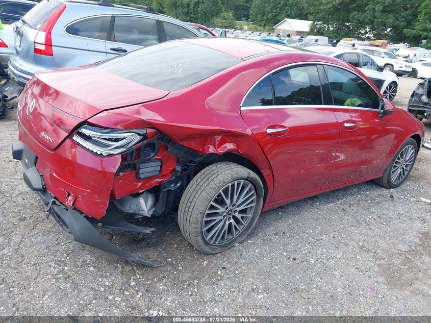 2021 Mercedes-benz Cla-klasse VIN W1K5J4HB7MN148709 IAAI salvage auction — RIGHT REAR, Salvage Title, sold $10,100 on 2026-08-26 (photo 6)