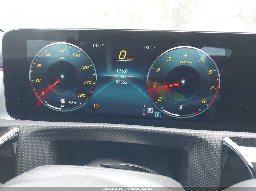 2021 Mercedes-benz Cla-klasse VIN W1K5J4HB7MN148709 IAAI salvage auction — RIGHT REAR, Salvage Title, sold $10,100 on 2026-08-26 (photo 7)