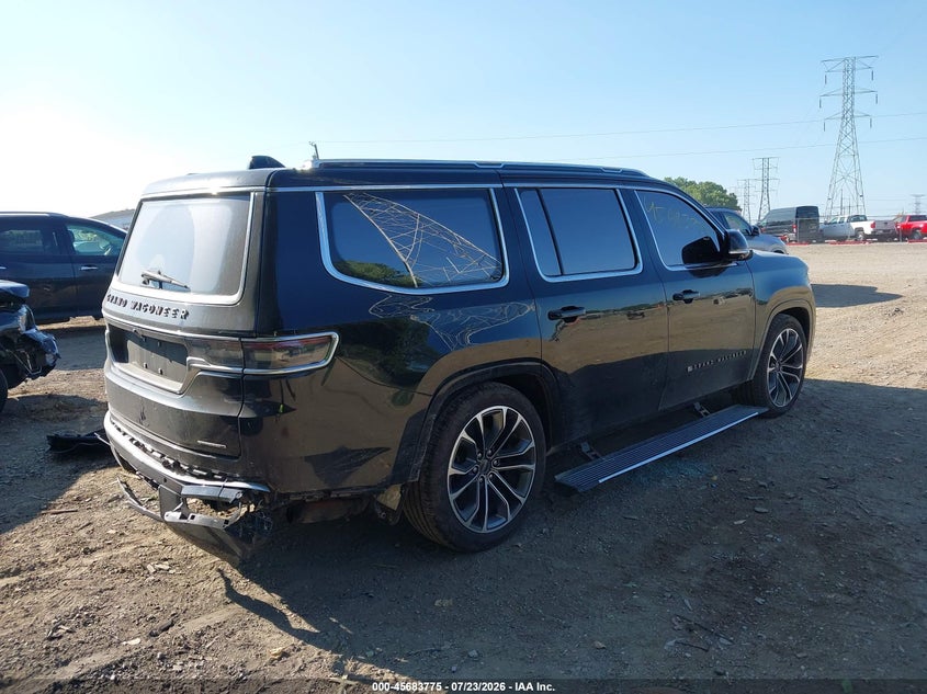 2022 Jeep Grand wagoneer VIN 1C4SJVGJ8NS109948 IAAI salvage auction — ROLLOVER, Wait Title, sold $8,200 on 2026-09-02 (photo 4)