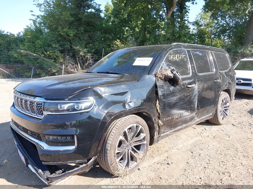 2022 Jeep Grand wagoneer VIN 1C4SJVGJ8NS109948 IAAI salvage auction — ROLLOVER, Wait Title, sold $8,200 on 2026-09-02 (photo 6)
