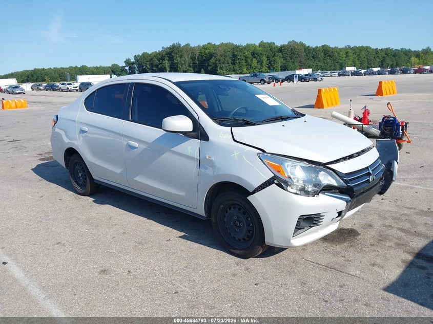 2024 Mitsubishi Mirage VIN ML32FUFJ2RHF01426 IAAI salvage auction — FRONT END, Salvage Title, sold $2,100 on 2026-08-29 (photo 1)
