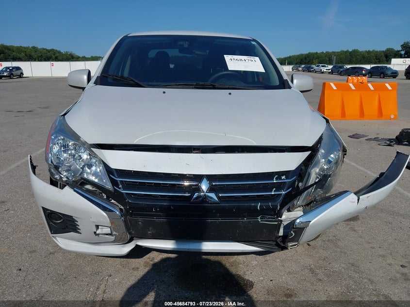 2024 Mitsubishi Mirage VIN ML32FUFJ2RHF01426 IAAI salvage auction — FRONT END, Salvage Title, sold $2,100 on 2026-08-29 (photo 6)