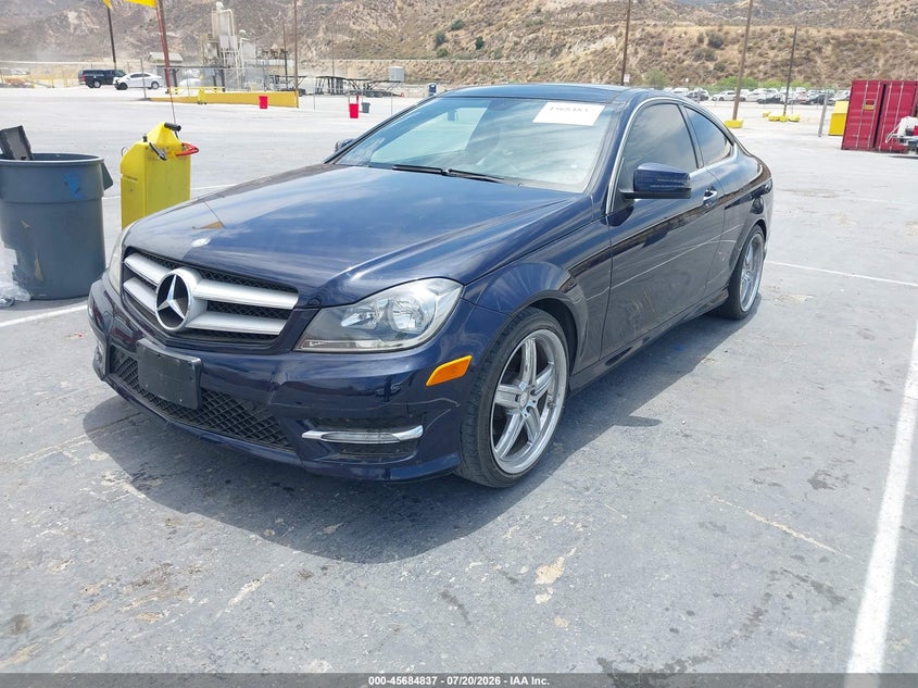 2012 Mercedes-benz C-klasse VIN WDDGJ4HB1CF873546 IAAI salvage auction — MECHANICAL, Clear (California), sold $25 on 2026-07-29 (photo 2)