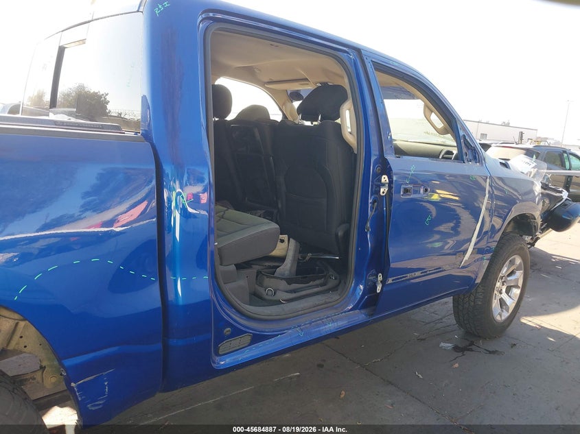 2019 Ram 1500 VIN 1C6RREFT8KN905658 IAAI salvage auction — ALL OVER, Salvage Certificate (California), sold $6,700 on 2026-08-29 (photo 6)