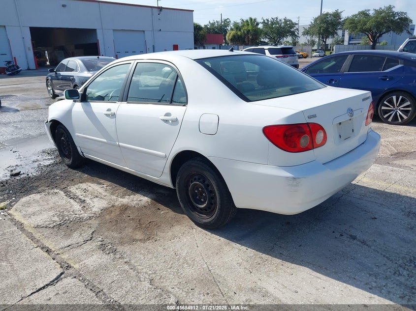 2005 Toyota Corolla VIN JTDBR32E552058240 IAAI salvage auction — FRONT END, Rebuildable (Florida), sold $1,300 on 2026-08-01 (photo 3)