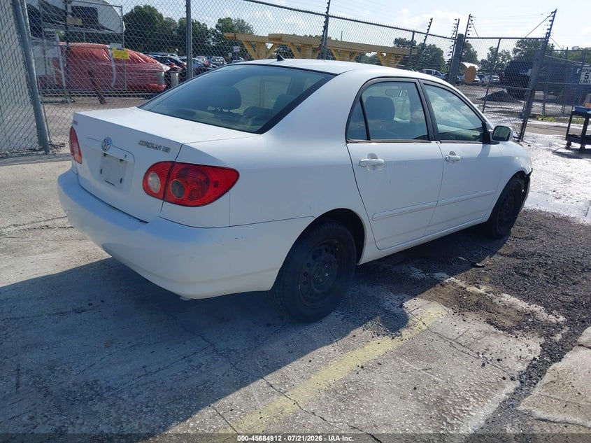 2005 Toyota Corolla VIN JTDBR32E552058240 IAAI salvage auction — FRONT END, Rebuildable (Florida), sold $1,300 on 2026-08-01 (photo 4)