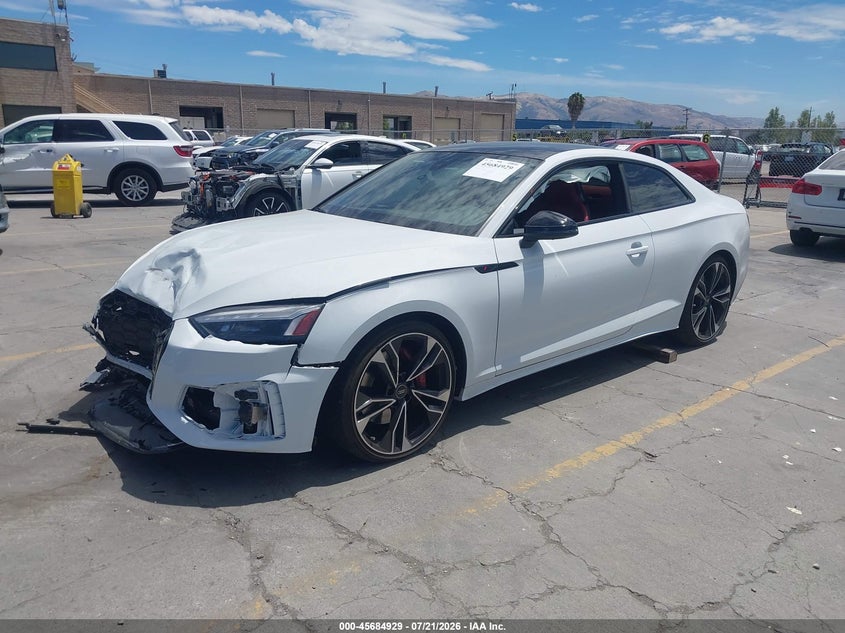 2024 Audi S5 VIN WAUP4AF51RA018779 IAAI salvage auction — FRONT END, Salvage Title, sold $14,600 on 2026-08-17 (photo 2)