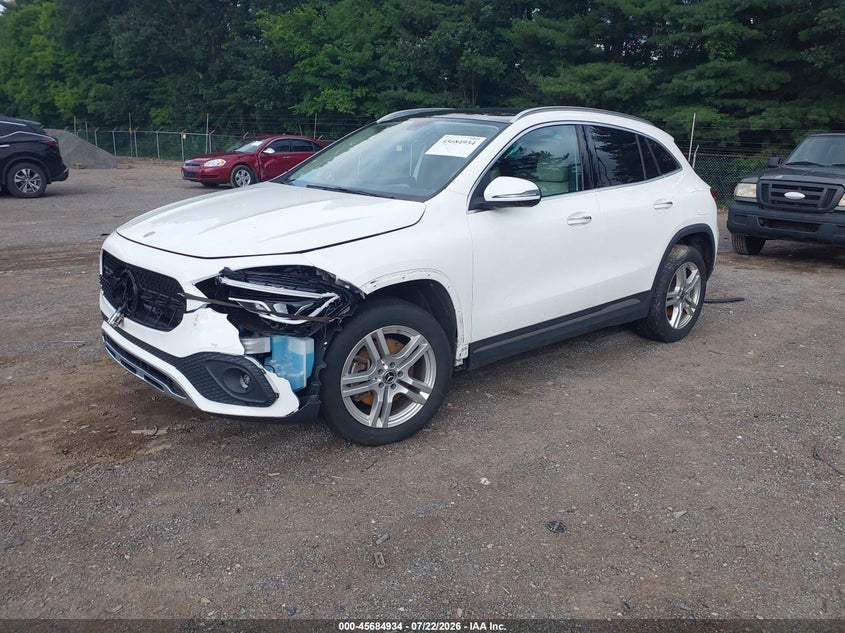 2022 Mercedes-benz Gla-klasse VIN W1N4N4HBXNJ381348 IAAI salvage auction — FRONT END, Salvage (Ohio), sold $6,500 on 2026-07-29 (photo 2)