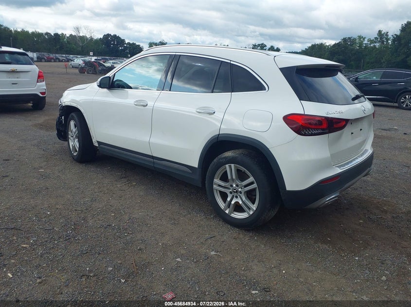 2022 Mercedes-benz Gla-klasse VIN W1N4N4HBXNJ381348 IAAI salvage auction — FRONT END, Salvage (Ohio), sold $6,500 on 2026-07-29 (photo 3)