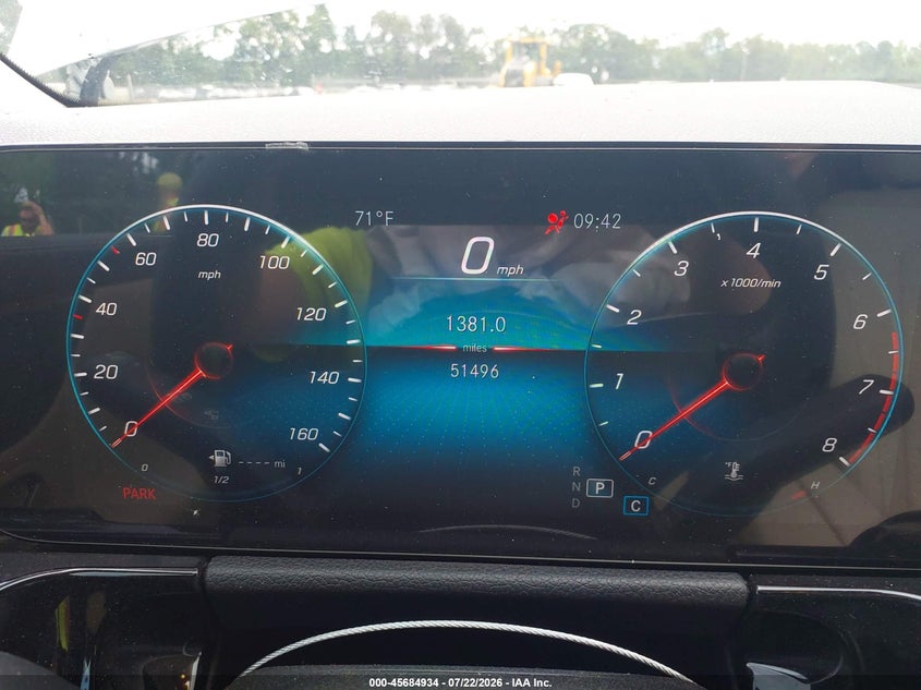 2022 Mercedes-benz Gla-klasse VIN W1N4N4HBXNJ381348 IAAI salvage auction — FRONT END, Salvage (Ohio), sold $6,500 on 2026-07-29 (photo 7)