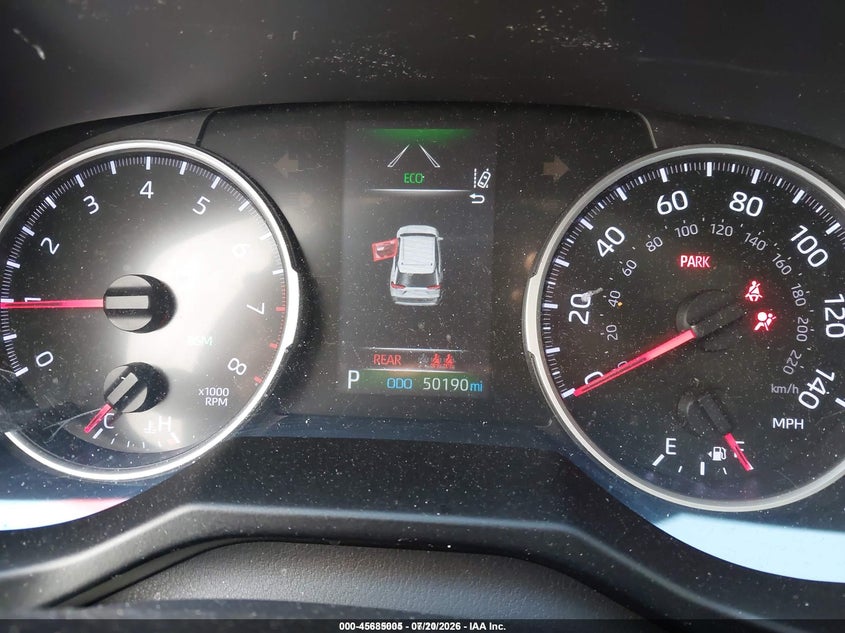 2019 Toyota Rav4 VIN 2T3A1RFV0KW082108 IAAI salvage auction — FRONT END, Rebuildable (Florida), sold $15,000 on 2026-08-01 (photo 7)