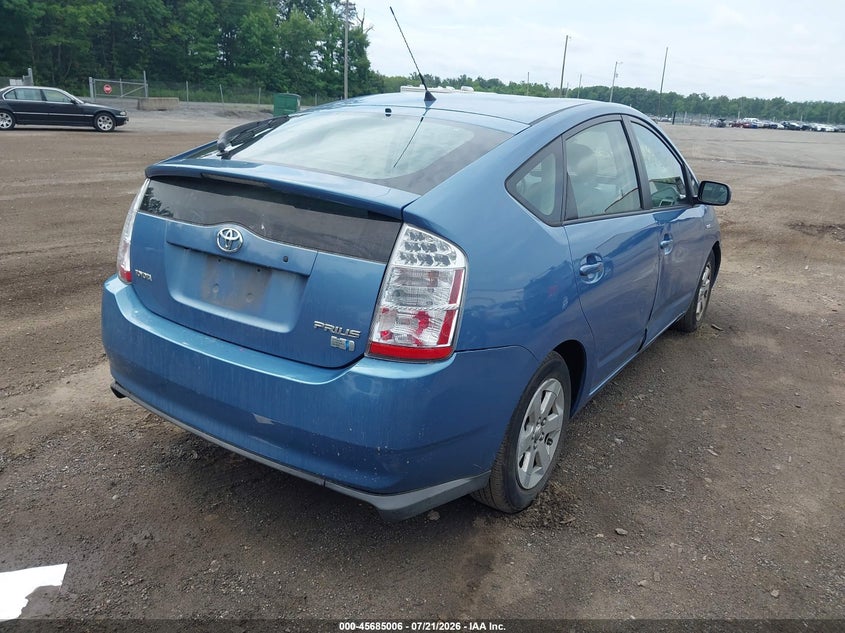 2007 Toyota Prius VIN JTDKB20U177657229 IAAI salvage auction — NORMAL WEAR, Clear (Virginia), sold $425 on 2026-07-29 (photo 4)