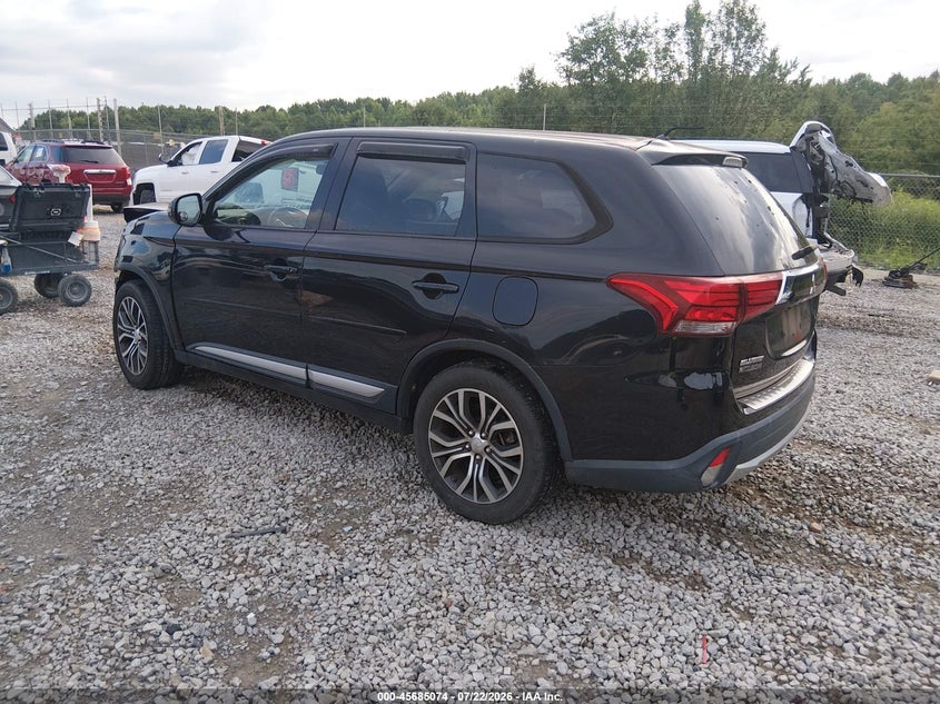 2016 Mitsubishi Outlander VIN JA4AD3A30GZ007243 IAAI salvage auction — FRONT END, Salvage (Alabama), sold $650 on 2026-09-01 (photo 3)