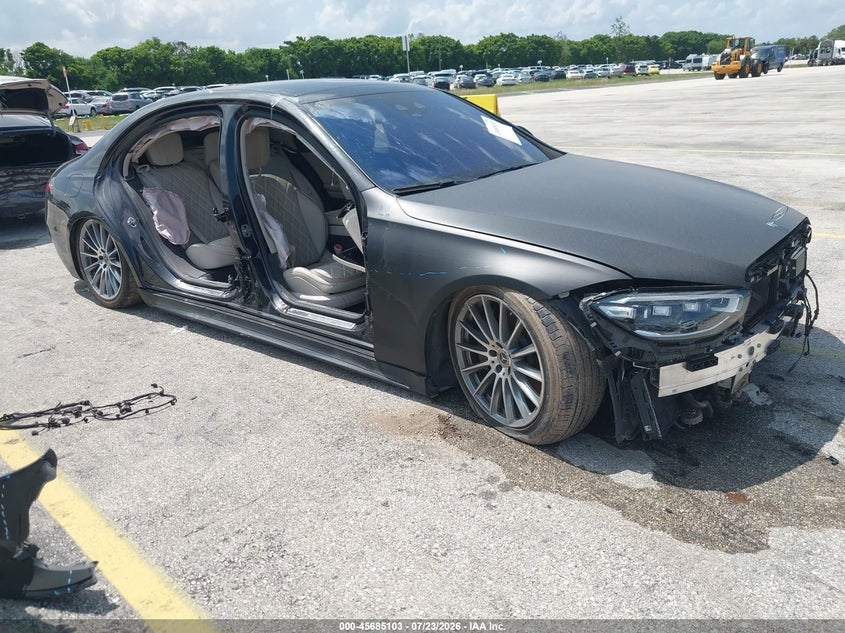 2022 Mercedes-benz S-klasse VIN W1K6G7GB1NA125635 — IAAI salvage auction photo