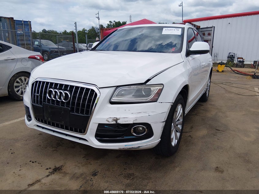 2013 Audi Q5 VIN WA1LFAFP3DA086257 IAAI salvage auction — LEFT FRONT, Salvage Title, sold $3,000 on 2026-08-27 (photo 6)