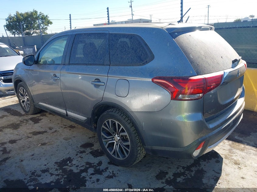 2016 Mitsubishi Outlander VIN JA4AD2A34GZ005585 IAAI salvage auction — NORMAL WEAR, Clear - Dealer Only (California), sold $1,700 on 2026-08-01 (photo 3)