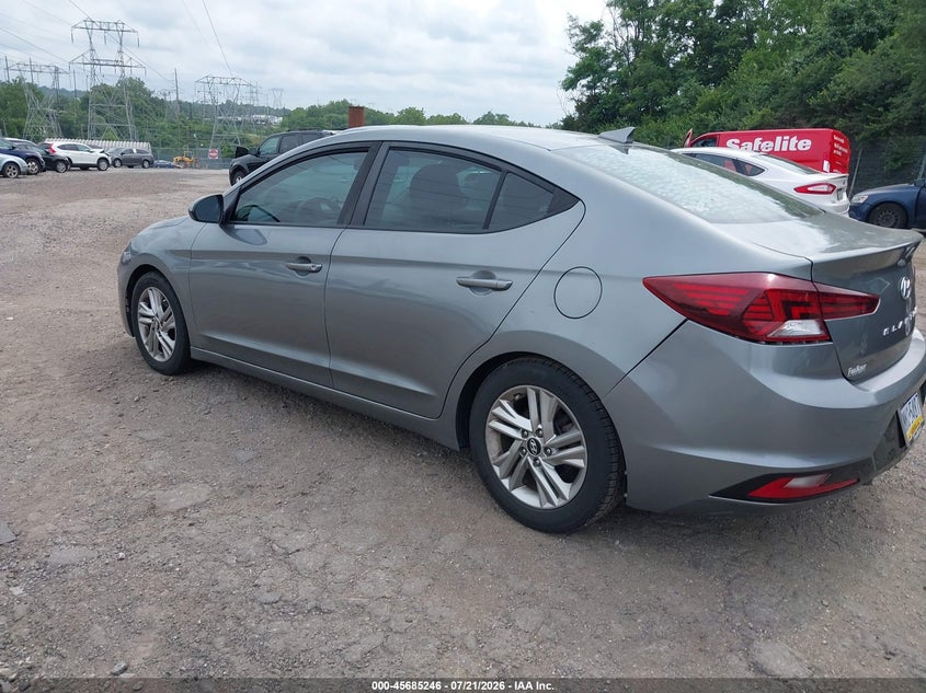 2019 Hyundai Elantra VIN KMHD84LF5KU810281 IAAI salvage auction — NORMAL WEAR, Clear (Pennsylvania), sold $825 on 2026-07-24 (photo 3)