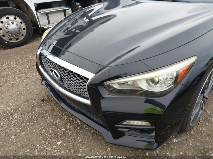 2017 Infiniti Q50 VIN JN1EV7AR6HM833886 IAAI salvage auction — FRONT END, Salvage Title, sold $7,750 on 2026-08-18 (photo 6)