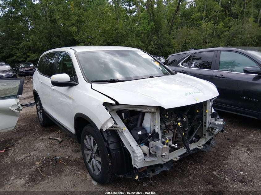 2021 Honda Pilot VIN 5FNYF6H39MB022427 — IAAI salvage auction photo