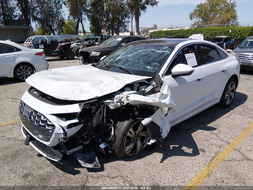 2025 Audi A5 VIN WAU1BCFU2SN058513 IAAI salvage auction — FRONT END, Salvage Title, sold $8,625 on 2026-08-26 (photo 2)