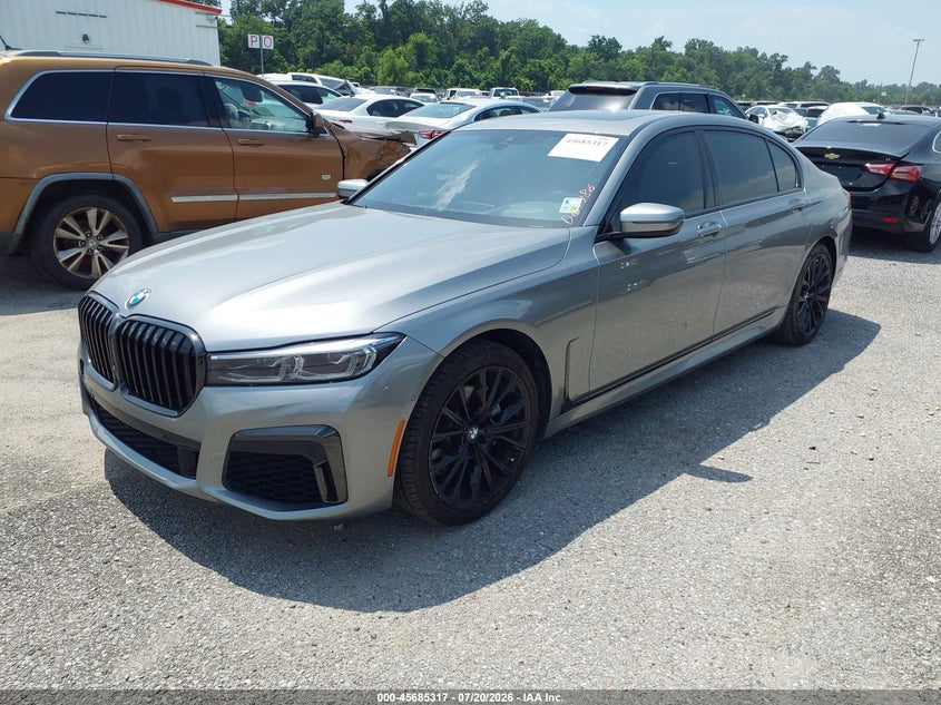 2020 BMW 7 series VIN WBA7T2C03LCD61786 IAAI salvage auction — FRONT END, Salvage (North Carolina), sold $10,300 on 2026-07-28 (photo 2)