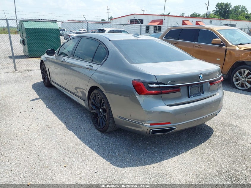 2020 BMW 7 series VIN WBA7T2C03LCD61786 IAAI salvage auction — FRONT END, Salvage (North Carolina), sold $10,300 on 2026-07-28 (photo 3)