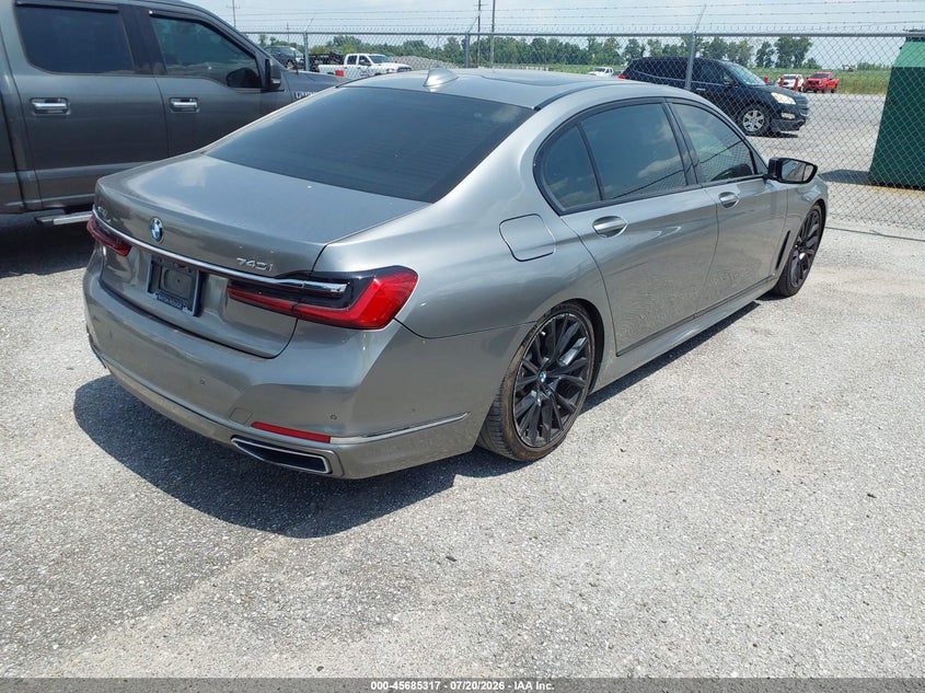 2020 BMW 7 series VIN WBA7T2C03LCD61786 IAAI salvage auction — FRONT END, Salvage (North Carolina), sold $10,300 on 2026-07-28 (photo 4)