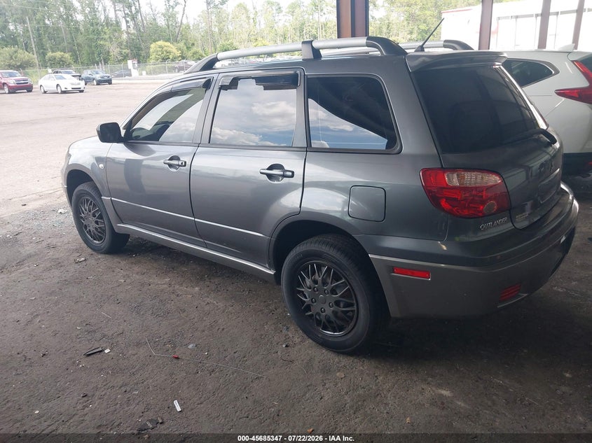 2006 Mitsubishi Outlander VIN JA4LX31FX6U051269 IAAI salvage auction — NORMAL WEAR, Clear (Florida), sold $25 on 2026-07-28 (photo 3)