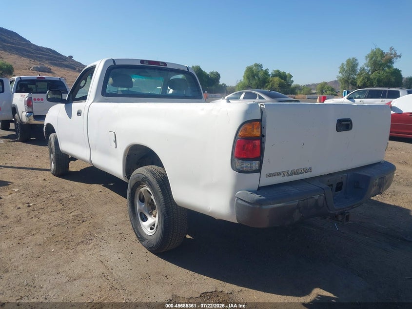 2001 Toyota Tundra VIN 5TBJN32151S219945 IAAI salvage auction — NORMAL WEAR, Salvage Title - Dealer (California), sold $1,300 on 2026-07-28 (photo 3)