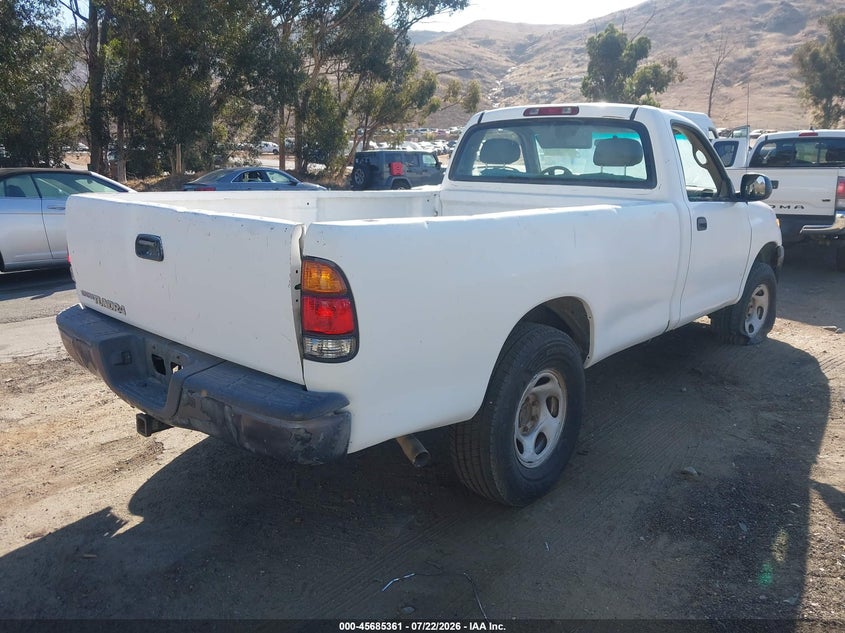 2001 Toyota Tundra VIN 5TBJN32151S219945 IAAI salvage auction — NORMAL WEAR, Salvage Title - Dealer (California), sold $1,300 on 2026-07-28 (photo 4)