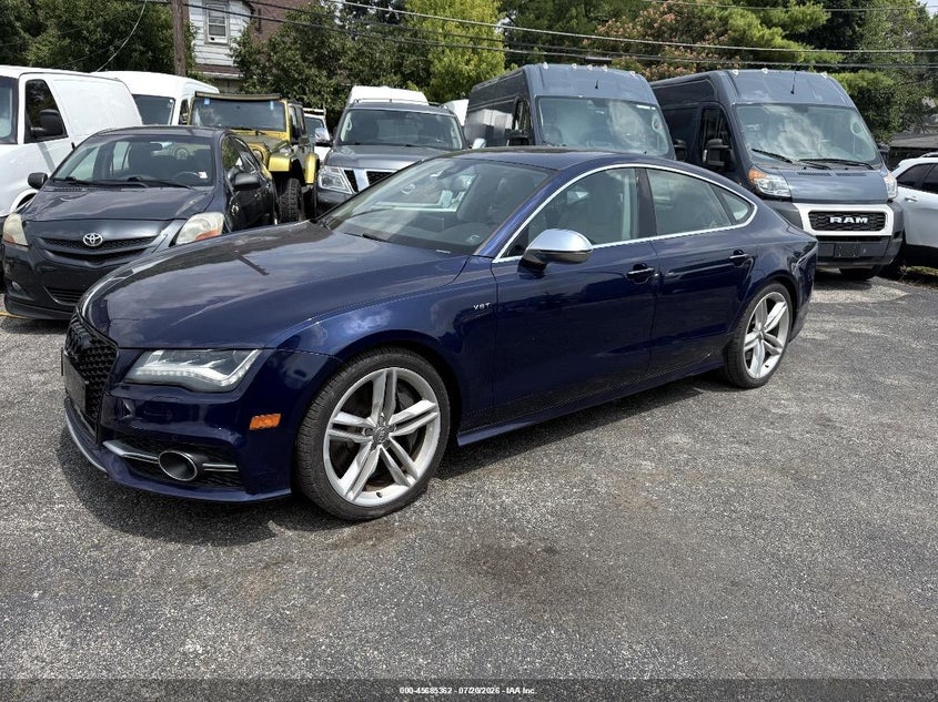 2013 Audi S7 VIN WAUW2AFC9DN079606 IAAI salvage auction — NORMAL WEAR, Salvage Title, sold $5,100 on 2026-07-31 (photo 2)